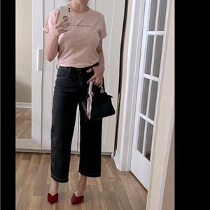 Levi’s Women’s Mile High Wide Crop Jeans